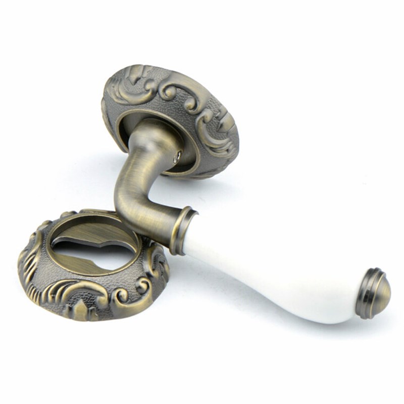 鸿瀛陶瓷b隐形门拉手青古铜隐形门锁单面暗门锁仿古明装把手