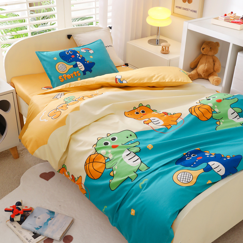 儿童被子秋冬幼儿园午睡冬季宝宝小孩棉被加厚四季通用可拆洗