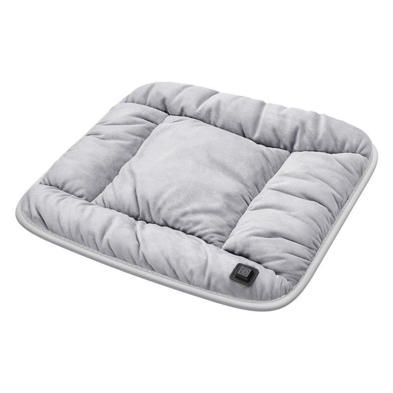 汽车石墨烯加热坐垫冬季车载y电加热三档控温单座椅毛绒保暖坐垫