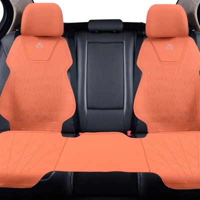 2024b汽车坐垫四季通用座垫翻毛皮夏季凉垫座套小蛮腰麂皮绒半包