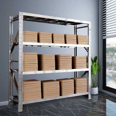 304不锈钢商用货架仓库冷库地下车库工业仓储加厚重型多层置物架