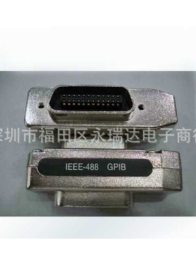 GPIB接线插头 IEEE488散件头 CN24PIN头刺破式+外壳 IE488转换头