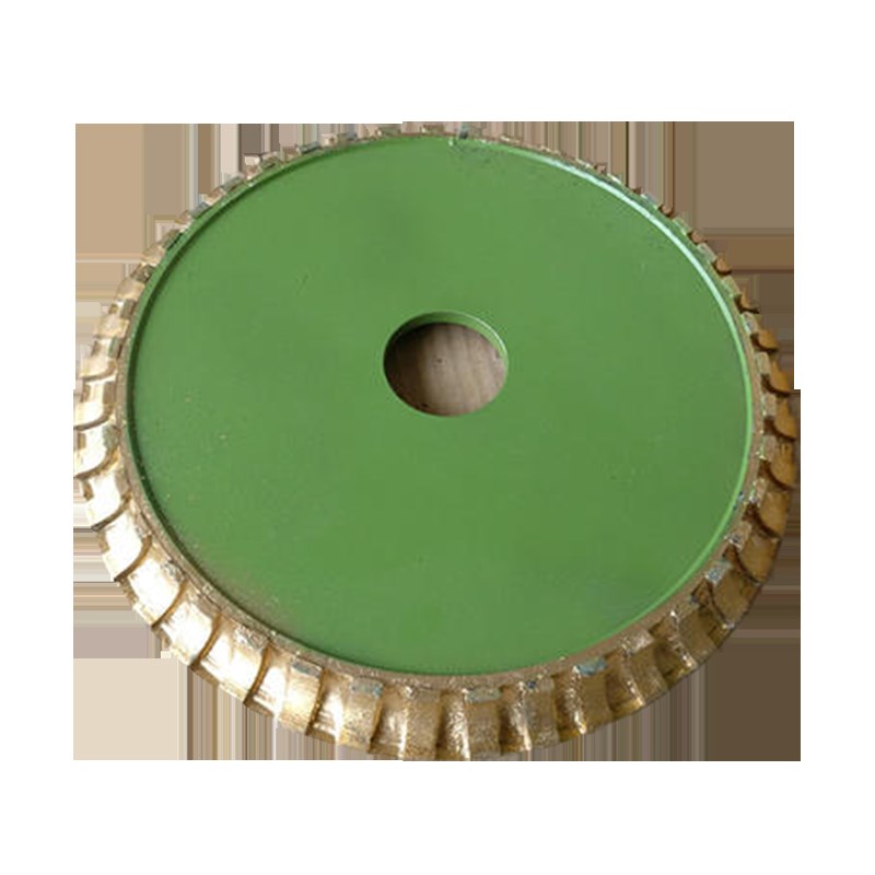 磨轮锣头50孔石材切边机锣头磨边机G边1/4圆烧结金刚轮喷砂轮