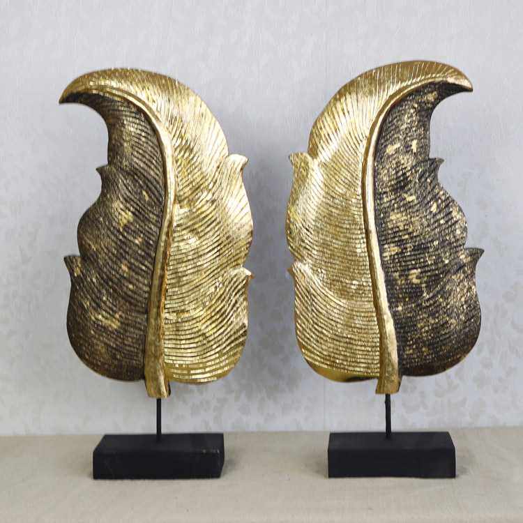 泰国热带植物桌面装饰摆件 东南亚居家饰品手工木雕工艺品