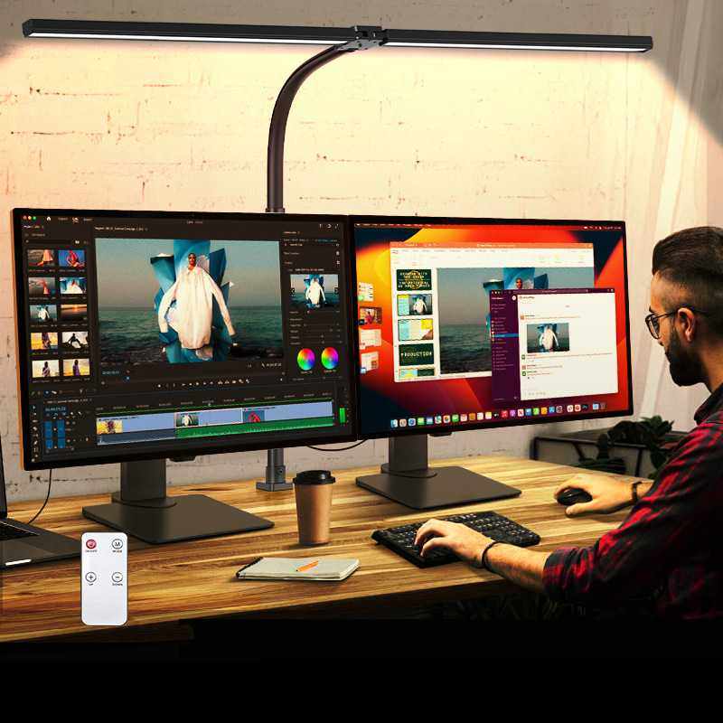 电脑屏幕led双头台灯夹子护眼灯阅读高亮办公绘图维修,家装灯饰光源,阅读台灯(护眼灯/写字灯),淘宝优惠券,粉丝福利购,淘宝优惠卷