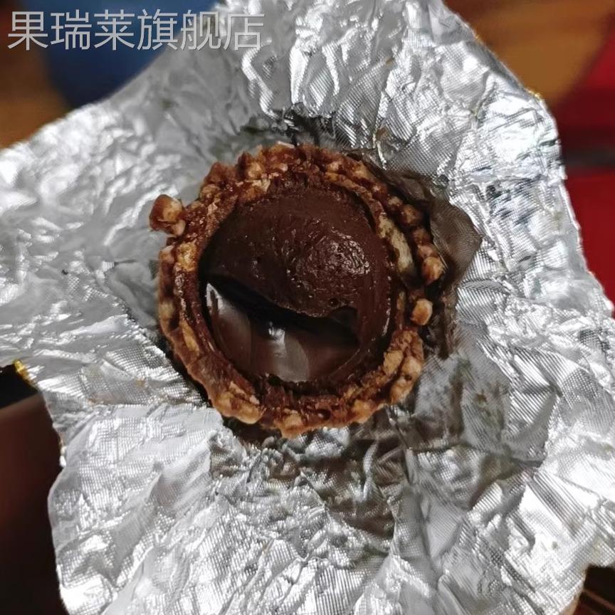比比赞巧克力夹心脆脆球210g金沙球爆浆流心威化散装（代可可脂）
