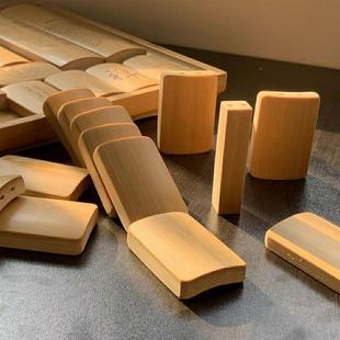 玉竹无事牌实心玉竹浮雕竹雕刻老玉竹竹片刻字文玩竹牌