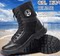 SPRING AND SUMMER HIGH-WAISTED SECURITY BOOTS BREATHABLE AND BREATHABLE CANVAS SPECIAL SERVICE SHOES FOR TRAINING DUTY PROPERTY WORK HIGH-TOP BOOTS SECURITY SHOES