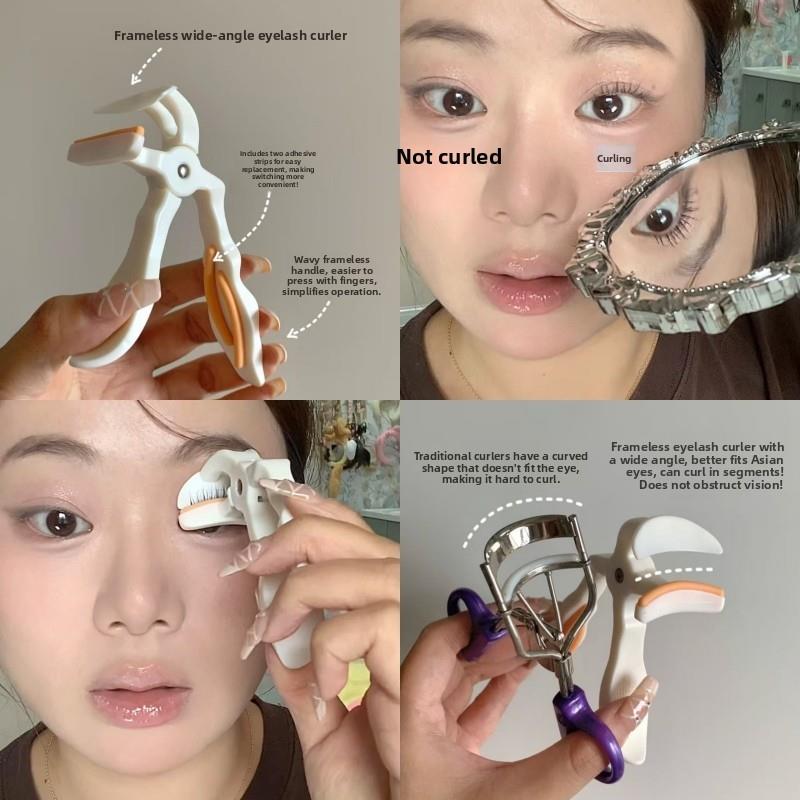 亚洲人适合的睫毛夹！可绮新款无边框睫毛夹持久卷翘一夹即翘持久