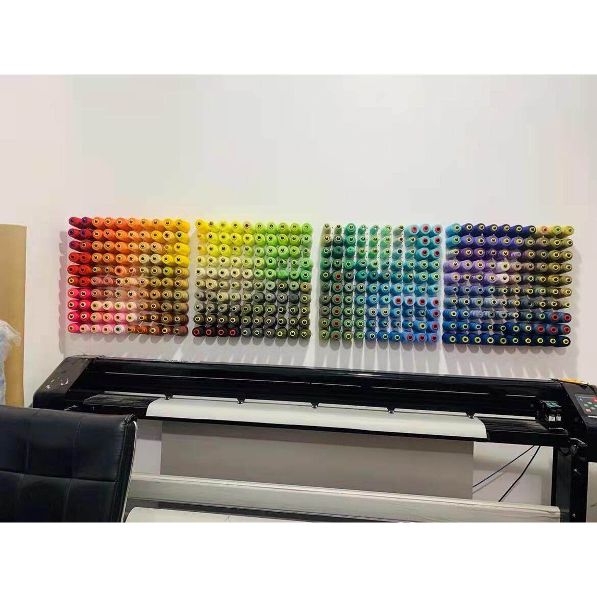 缝纫线架 实木洞洞板宝塔线弹力线鱼线桌面放线架子收纳置物架