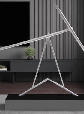 牛顿摆永动机仪摆件办公室减压创意简约现代家居桌面装饰品混沌摆