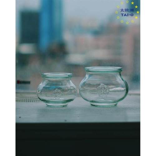 德国制造WECK玻璃Schmuck密封罐酸奶腌菜真空储存罐含橡胶圈缸夹