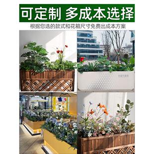 室外花箱造景植物仿真热带蕨类店铺门口装饰高级仿生绿植组合花槽