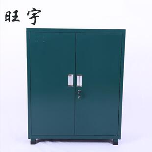 厂家直供两门钢制文件柜办公档案对开门资料柜带锁储物更衣柜
