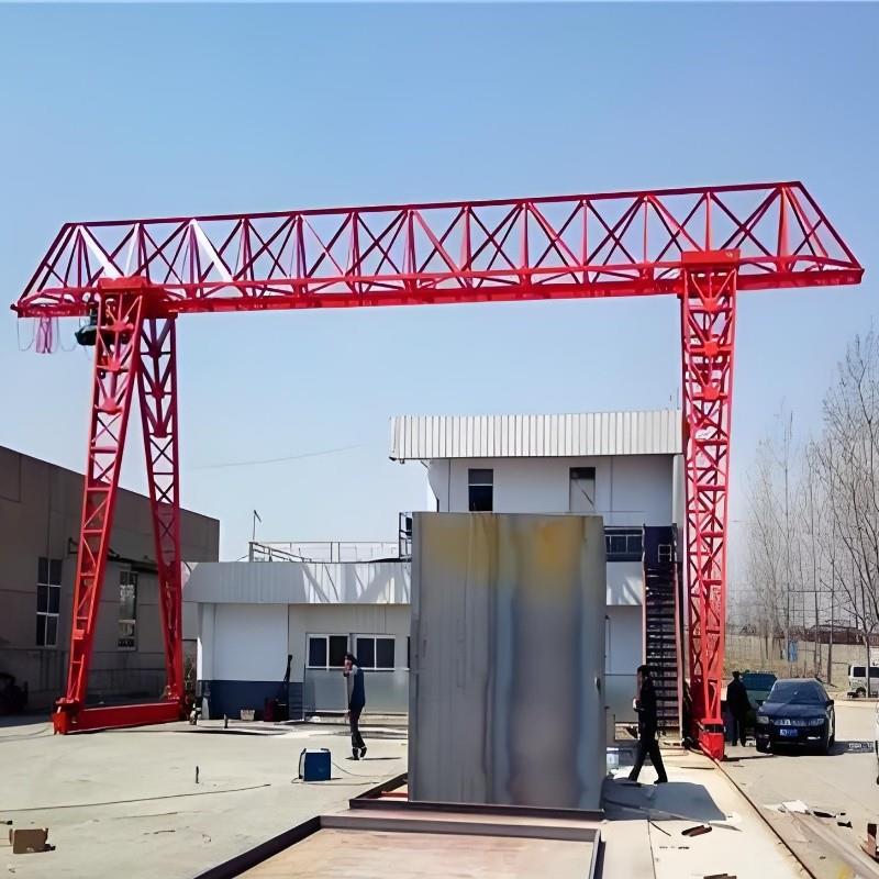 5T龙门天车电动葫芦龙门吊现货MH型单主梁门式起重机安装