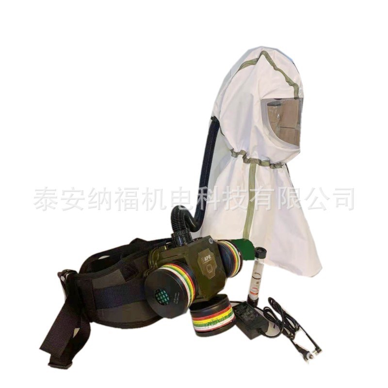 电动送风呼吸器PAPR电动送风防尘面罩正压式电动送风机头罩厂家