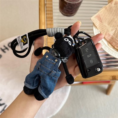 大众车钥匙套迈腾朗逸凌渡宝来途观polo帕萨特途岳壳钥匙包挂扣女