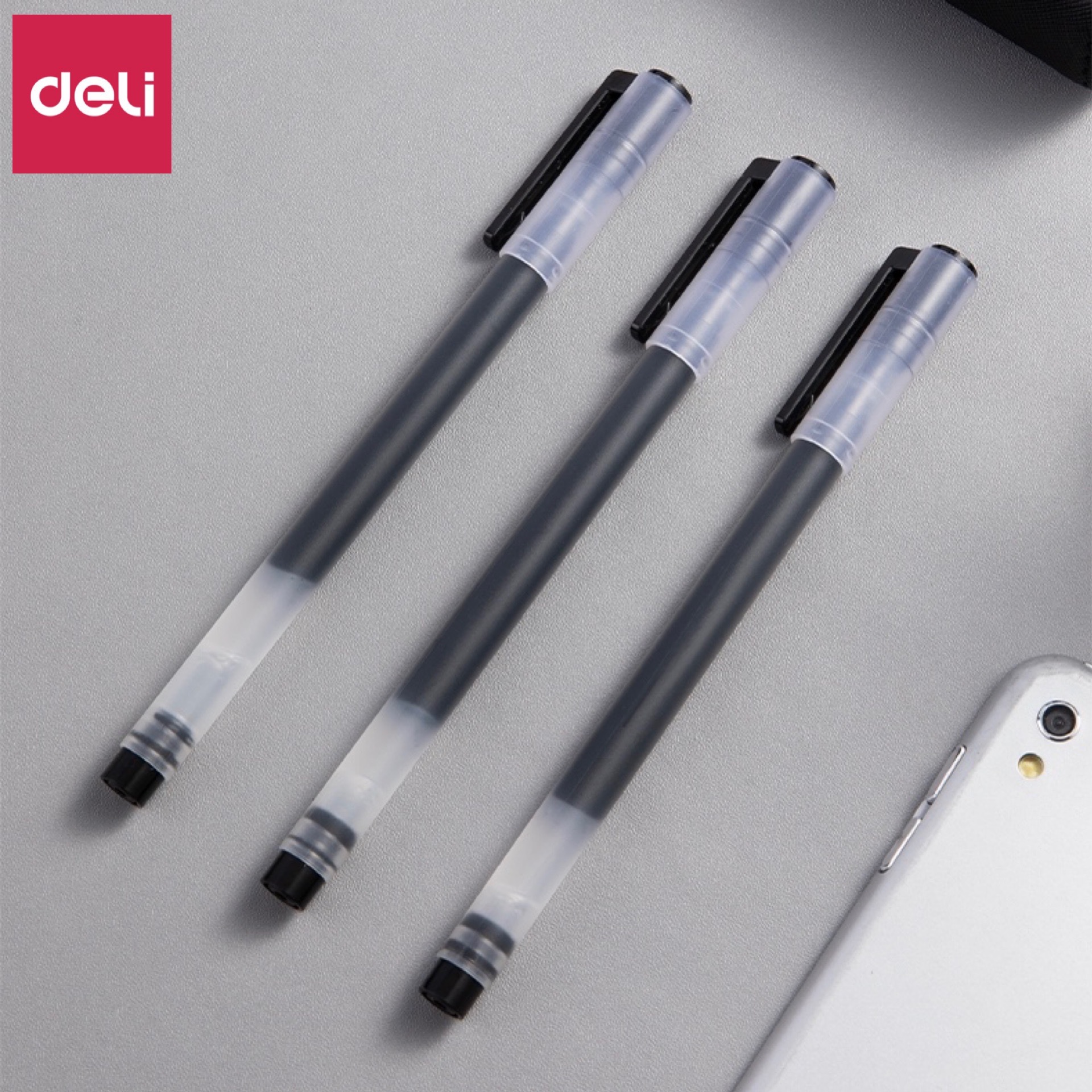 得力A566大容量巨能写中性笔