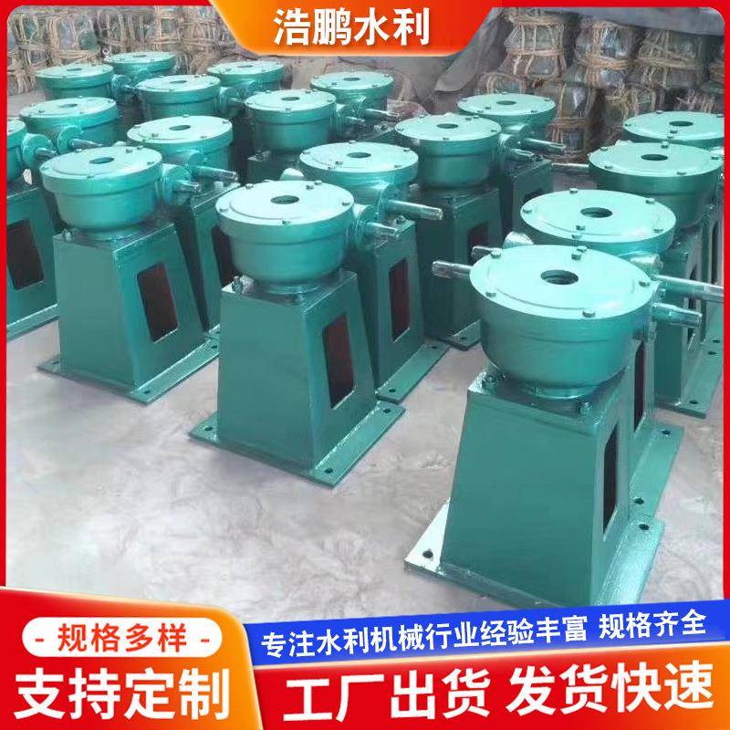 厂家供应一体式铸铁手电两用螺杆启闭机手动手轮侧摇电动启闭机