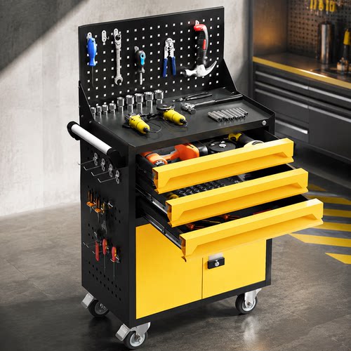 重型汽修工具车移动抽屉工具柜