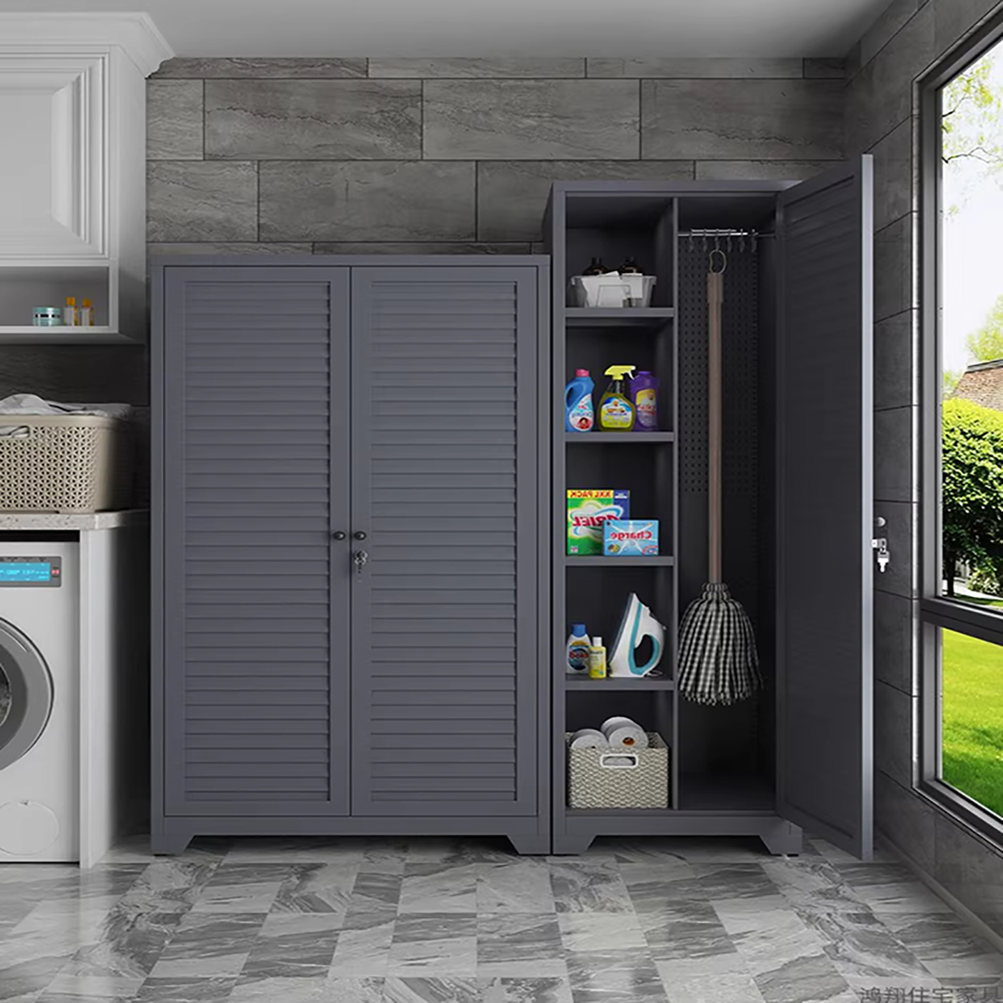 户外全铝合金鞋柜收纳柜子