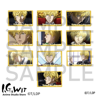 I.G WIT官方现货 银河英雄传说 莱因哈特场面写马口铁徽章 周边