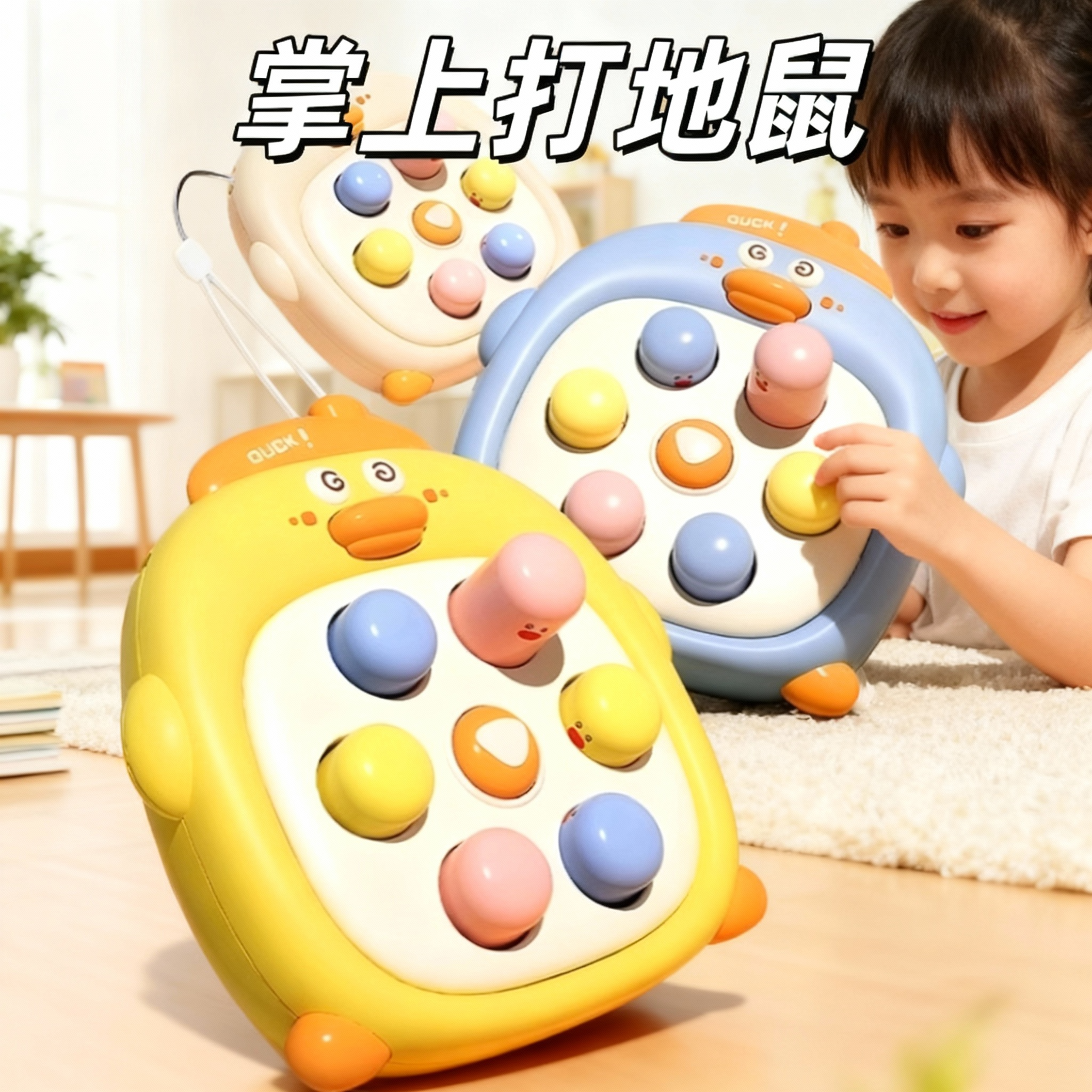 米图好玩掌上打地鼠按按乐早教