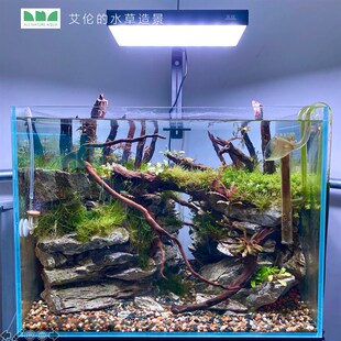 水草造景 艾伦 无双LED水草灯WRGBUV鱼缸灯APP蓝牙控制