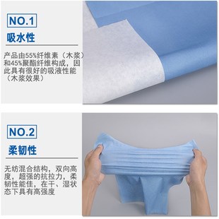无尘纸工业擦拭纸0609吸油吸水车间实验室防静电除尘纸9寸不掉毛