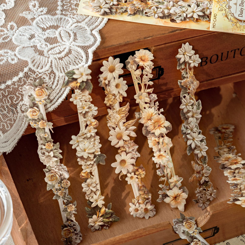 陌墨贴纸包邂逅长廊系列长条花卉