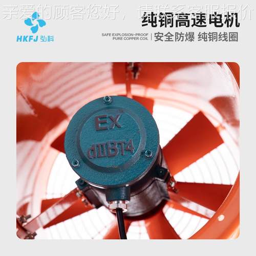 手制提式定爆轴BSFT流风机220V移防动式排风扇工业除尘抽风鼓风机