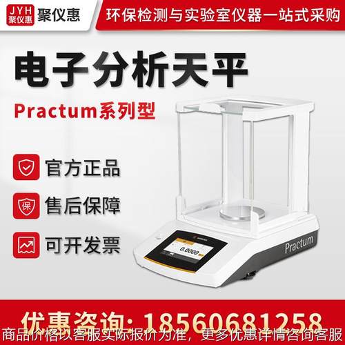 正品德国Practum系列 万分之一高精度精密电子分析天平