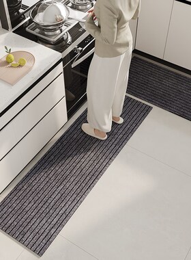厨房防滑防油地垫可擦免洗可裁剪B地毯耐脏吸水防尘家用脚垫长条