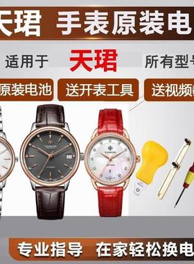 适用瑞士天珺天骏T1003/1005/5006/5008/TW2183/2770手表原装电池YD