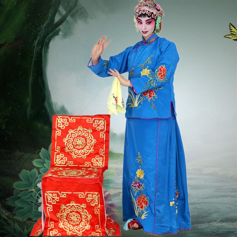 七彩戏曲京剧戏剧演出丫鬟衣花旦服装戏衣戏服小旦衣X袄裙裤小衣