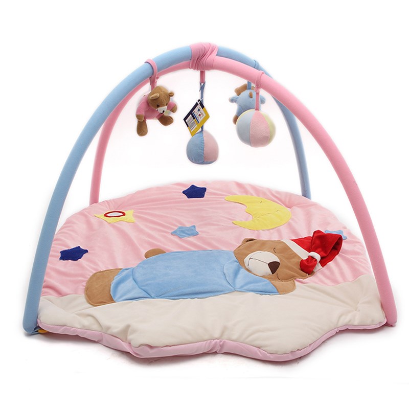 婴儿健身架器宝宝玩具爬行垫新生儿礼物脚踏钢琴音乐健身架0-1岁