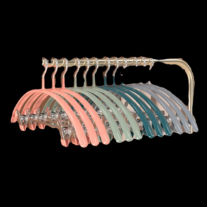 多功能衣挂家用晾衣架无痕防滑晾衣撑宿舍学生防肩角晒衣撑大衣架