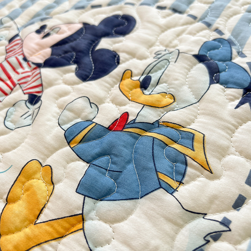 定制榻榻米的牀盖单件100全棉防滑炕盖绗缝牀单三四件套