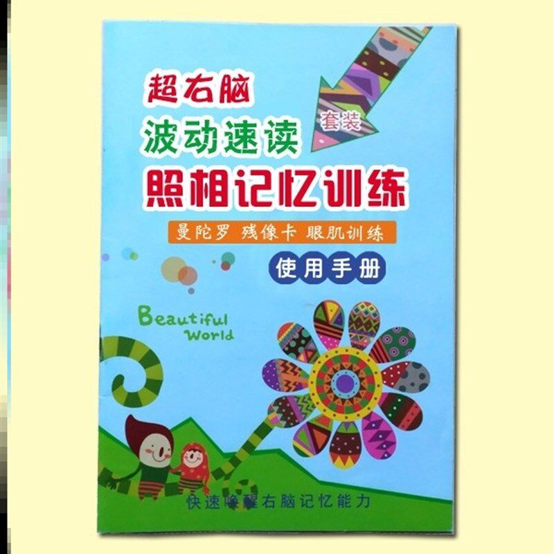 曼陀罗卡片训练图照相机记忆力卡右脑开发玩N具闪卡视觉儿童小学