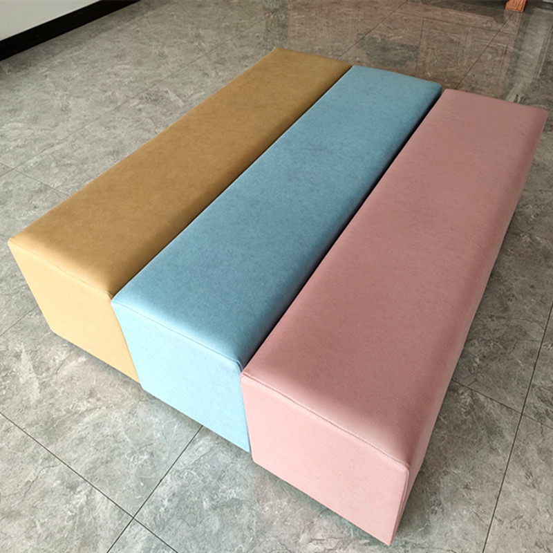 新防水科技布软包沙发凳换鞋凳床尾凳长凳软体长条凳简约实木家用