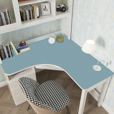 女孩学习桌垫弧形书桌面保护垫转角拐角写作业书桌垫子防水可擦洗