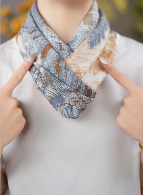 【雨林福宝】2025重磅新款棉洋气方巾丝巾搭配围巾披肩88*88CM