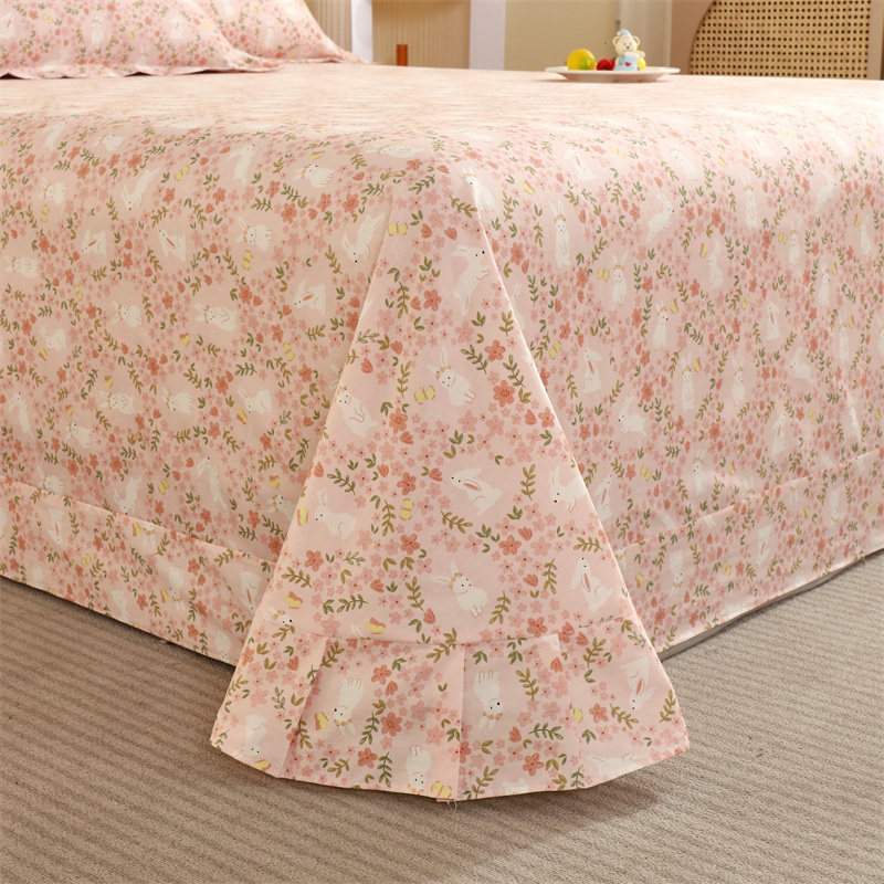 纯棉被单100全棉棉床单单件学生宿舍单人1.2米1.5m1.8棉睡单单子,