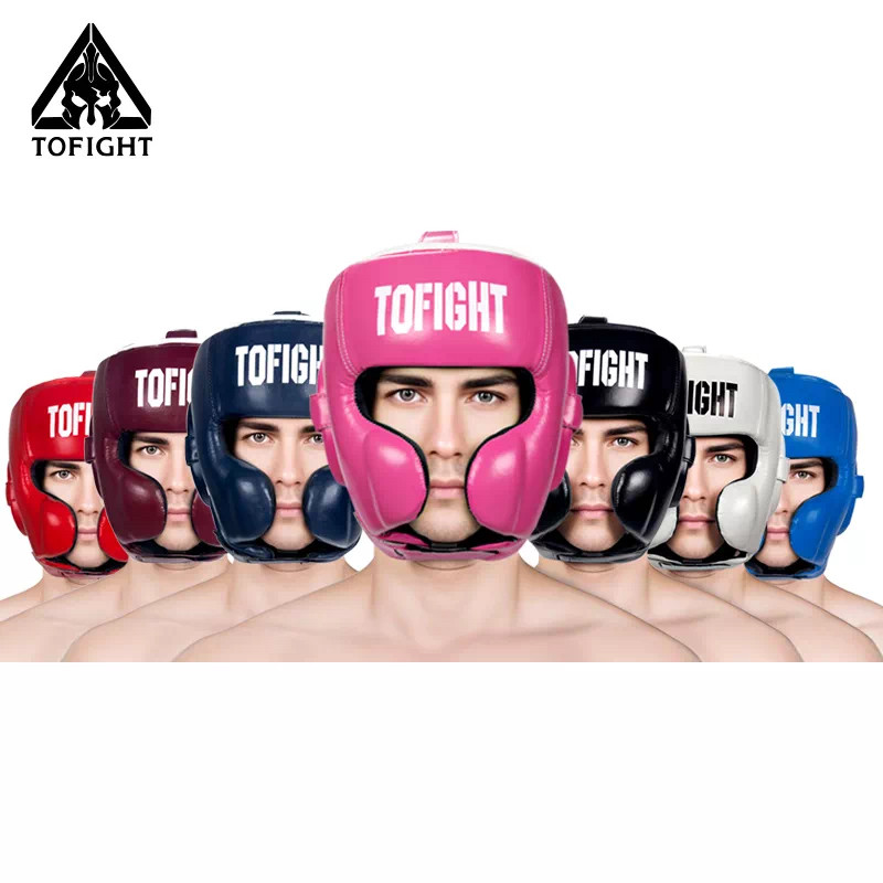 TOFIGHT拳击护头 搏击头盔 散打 泰拳 自由搏击 格斗护具 护头3.0