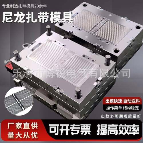 厂家直销专业制造模具中心扎带模具尼龙扎带模具半固定式模具