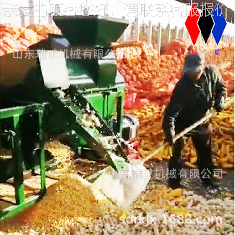 大农用玉米脱机高粱子粒豆打谷机脱玉米4谷吨/每小时柴EQC油机