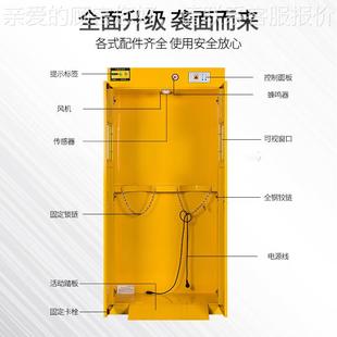 529防安爆柜智气体储藏柜柜感应排 钢制气瓶柜全能工业实验室震怡