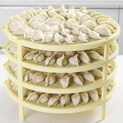 多层盖帘饺子帘包水饺托盘家用放竹制的篦子盖垫竹子装连可折叠加