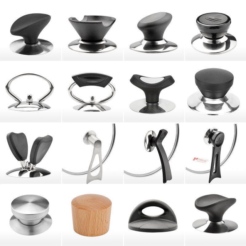 多款大小孔-通用锅盖帽不锈钢防烫可立顶珠玻璃锅盖把手顶帽配件