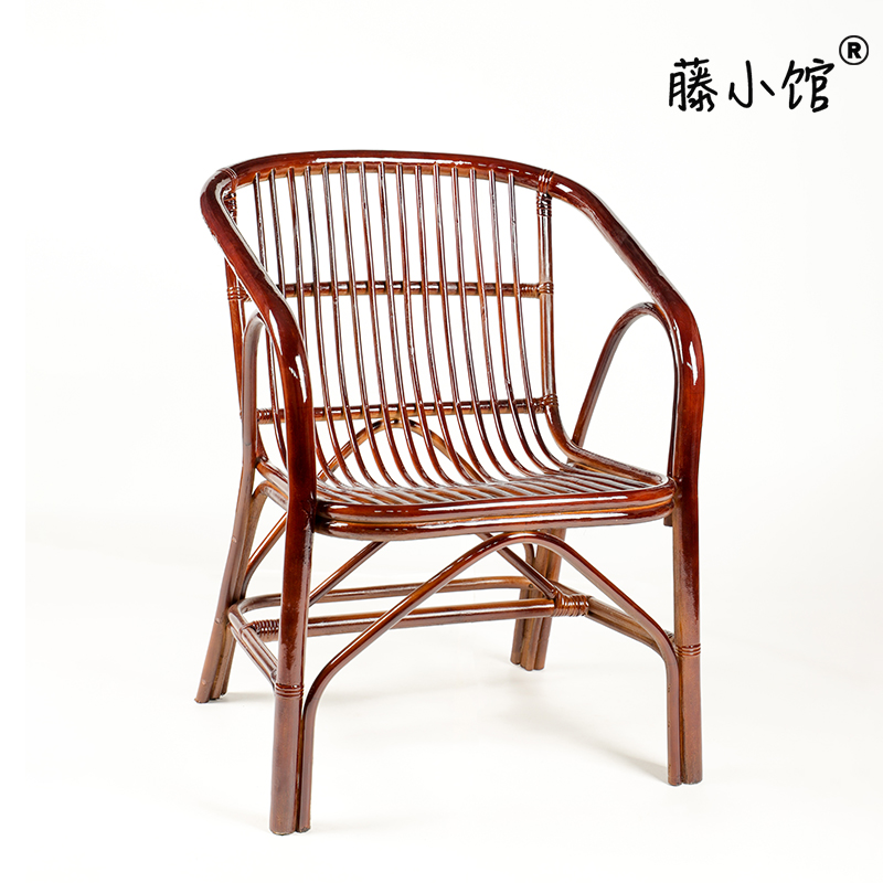 藤椅茶几三件套休闲椅天然手工藤椅子阳台客厅庭院老人真藤条椅子